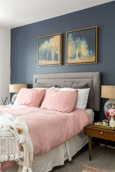 Grey white and blush bedroom ideas cozy dusky pink best free home design idea inspiration 31 cool bedroom ideas to light up your world gray luxury master bedroom blush pink christmas tour decor ideas. The perfect boho chic navy and pink master bedroom ideas ...