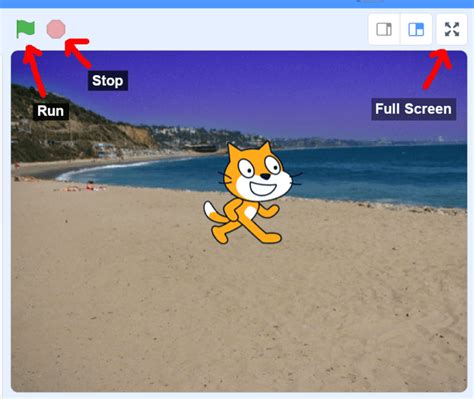Scratch Coding Lesson 1 Run A Program Learn To Code