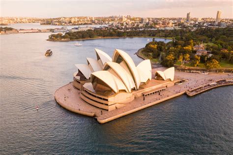 Aerial View Of The Sydney Opera House Sydney New South Wales