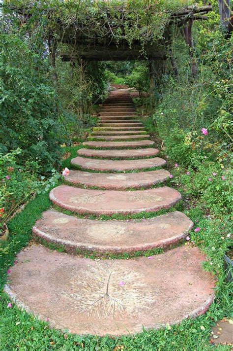 Secret Garden Path Stock Photo Image Of Picket Lupin 25326696