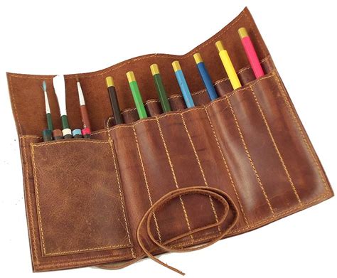 A Lovely Leather Pencil Roll Boing Boing