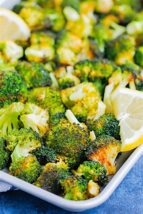 roasted garlic lemon broccoli pumpkin n spice