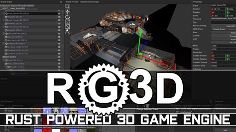 Rg3d Rust 3d Game Engine Youtube