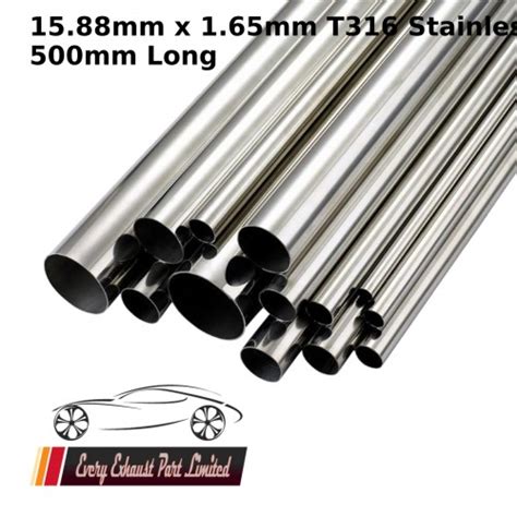 1588mm X 165mm Stainless Steel T316 Tube 500mm Long