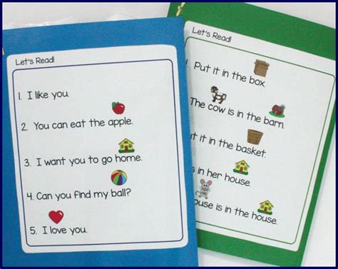 File Folder Activities For Sight Words Make Take And Teach