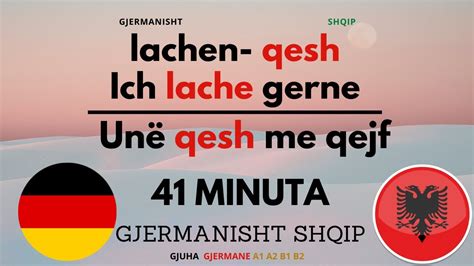 41 Minuta Fjale Dhe Shprehje Gjermanisht Me Perkthim Shqip A1 A2 B1 B2