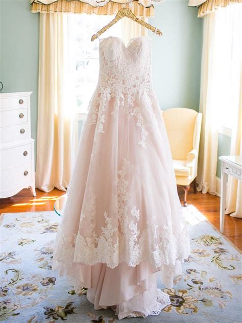 The Prettiest Blush And Light Pink Wedding Gowns