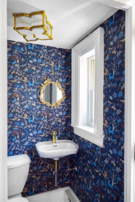 Blue And Gold Wallpaper Room Viral Update