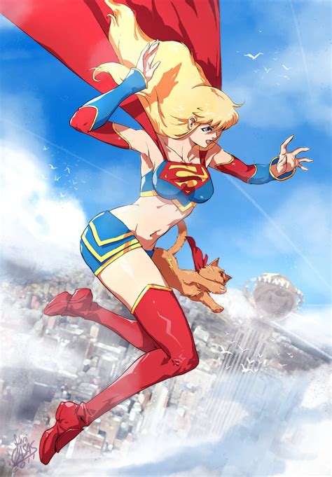 Ame Comi Supergirl By Santi Ikari On Deviantart Dc Comics Girls Dc Comics Art Marvel Dc