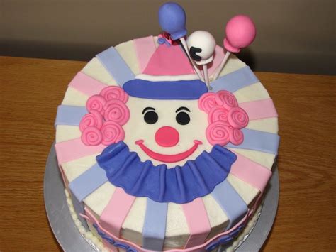 Ann Maries Creative Cakes Clown Cake Clown Cake Cake Circus Cakes