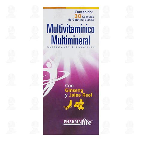 Pharmalife Mul Ti Vit Aminico Multiminerales X Capsulas Precio Rappi
