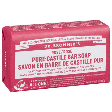 Learn how to make castile soap from scratch in this tutorial. Dr. Bronner's Pure-Castile Bar Soap - Rose - 140g | London ...