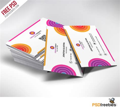 20 Free Business Card Templates Psd Download Psd