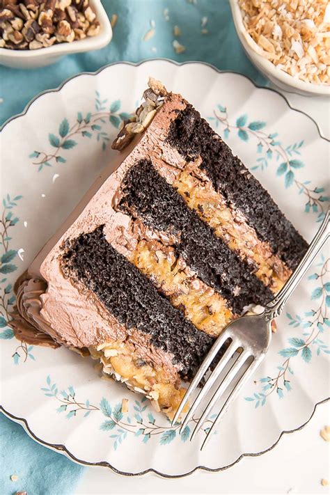 Cool on a wire rack for 10 minutes and remove from pans. German Chocolate Cake | Liv for Cake