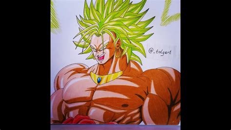 Learn how to draw broly from dragonball. Let´s draw Broly Dragon Ball Z Speed drawing - TolgArt ...