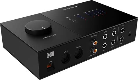 Audio interfaces are closely related to computer sound cards. Native Instruments Komplete Audio 6 MK2 USB Audio Interface