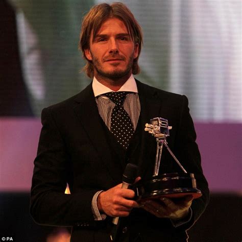 Top Football Stars David Beckham Wins Lifetime Achievement Award