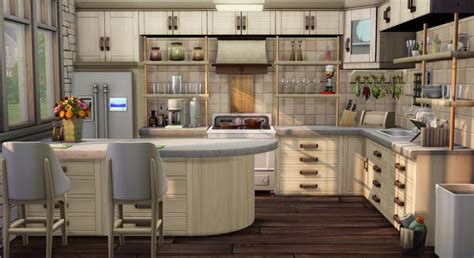 Pin By Shir Brayer On The Sims 4 Sims 4 Kitchen Sims House Design