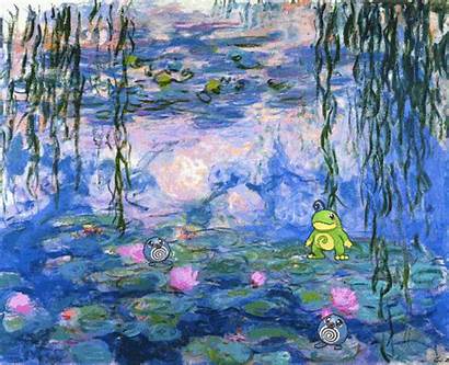 Monet Claude Water Lilies Painting Prints Oil