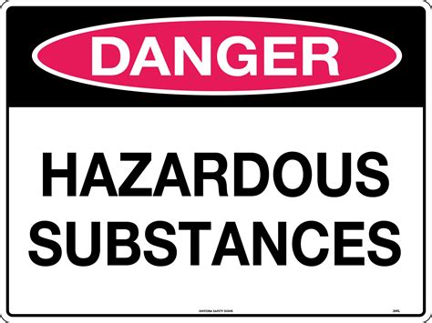 Danger Hazardous Substances Danger Signs USS