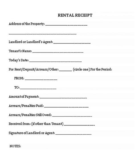 Sample Rental Receipt Template Welding Rodeo Designer Vacation Rental Receipt Template Sample