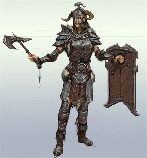 The Elder Scrolls V Skyrim Art And Pictures Steel Armor Female Elder