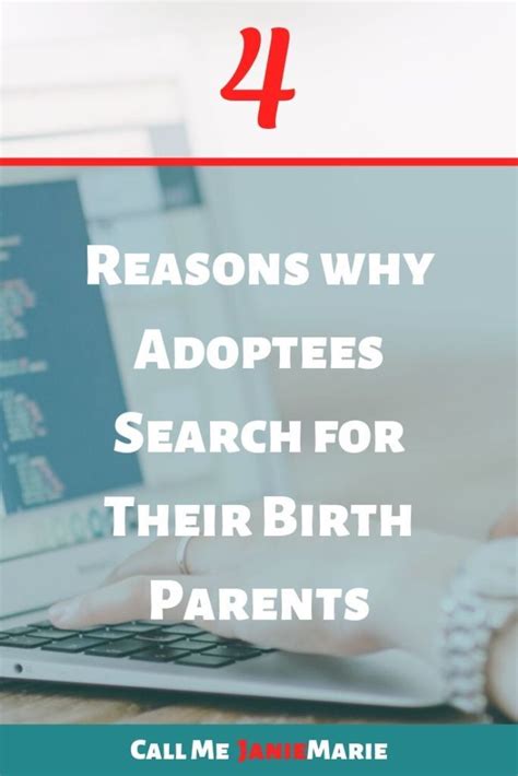 There Are 4 Reasons Adoptees Search For Birth Parents What Are These