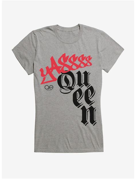 Queer Eye Yassss Queen Graffiti Girls T Shirt Grey Hot Topic