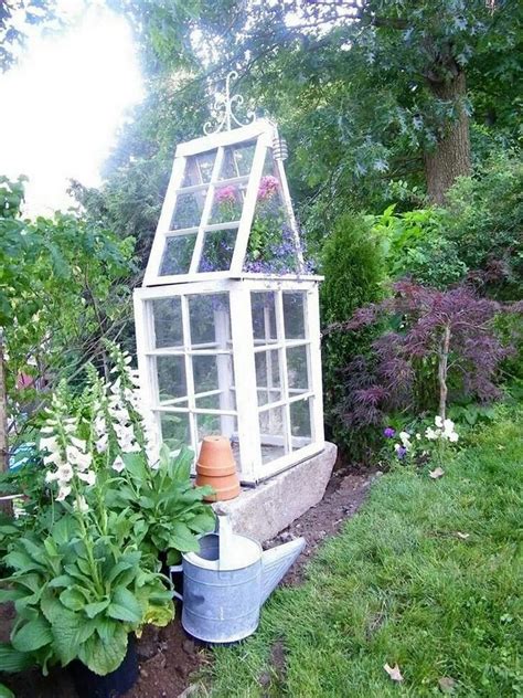 Old windows can make a cute, inexpensive greenhouse that will brighten any yard or patio. 20+ Elegant Small Greenhouse Made From Old Antique Windows - Page 9 of 23