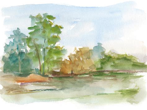 Impressionist Watercolor Iii Painting By Ethan Harper Pixels