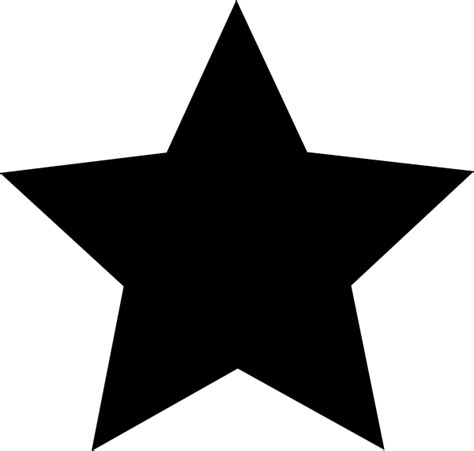 Black Star Clip Art At Vector Clip Art Online Royalty Free