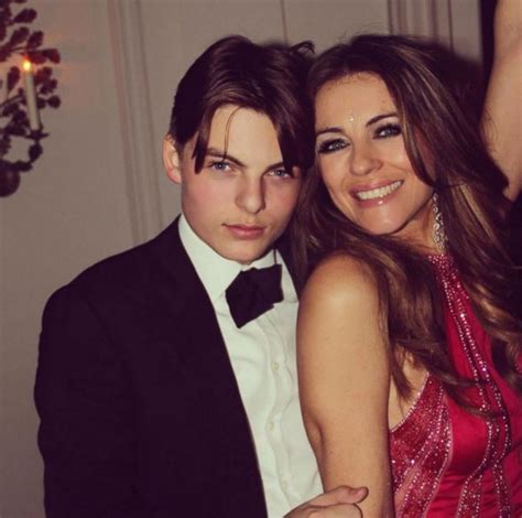 Elizabeth Hurley Rings In 2017 With Her Son Picture Stars With Their