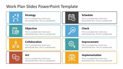 Ppt Template For Work Plan Presentation Slidemodel