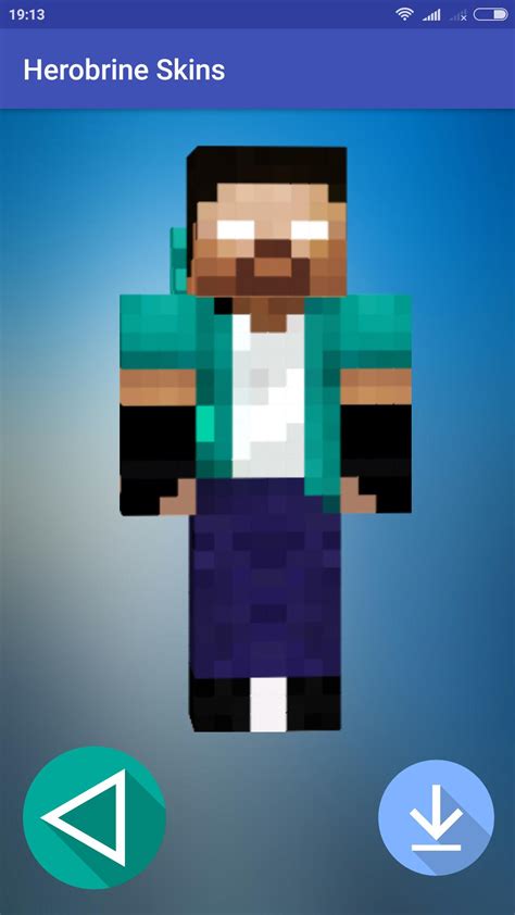 Herobrine Skin For Minecraft Mcpe New Character For Android Apk Download