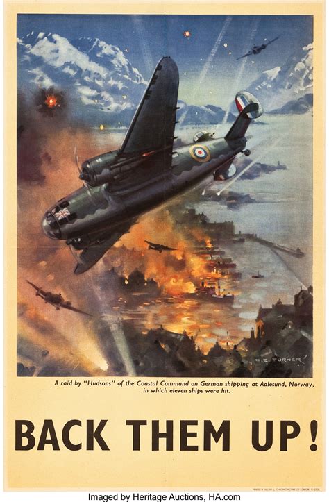 world war ii propaganda royal air force 1940s british raf lot 87021 heritage auctions