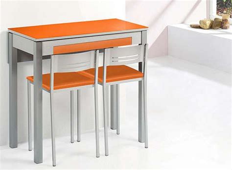 Mesa de cocina extensible alma práctica y ligera. Mesa de cocina extensible de 1 ala plegable y cajón