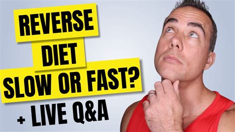 How Fast To Reverse Diet Live Qanda Youtube