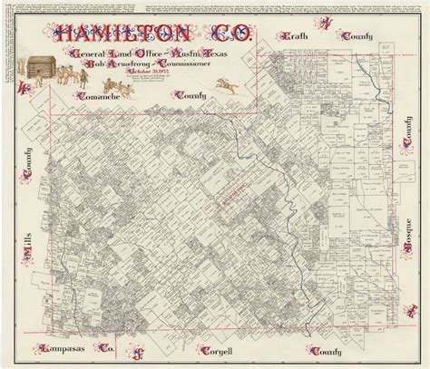 Hamilton County 1972 Underwritten By The Texas Historical By Texas