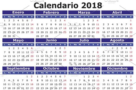 Calender In Spanish Customize And Print