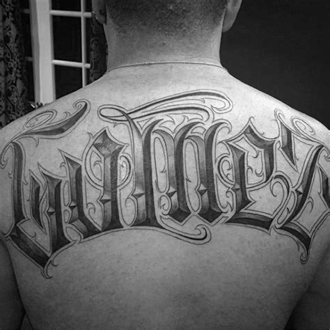 50 Cool Old English Tattoos For Men 2023 Inspiration Guide