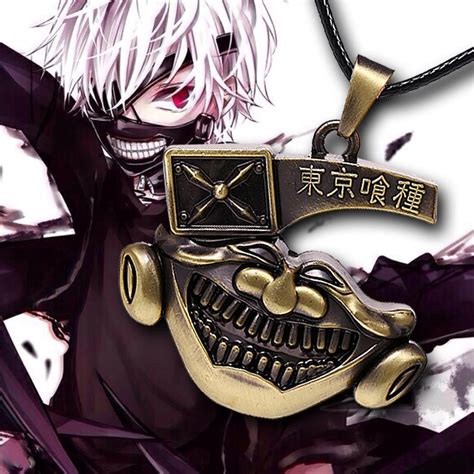 Hot Anime Tokyo Ghoul Kaneki Ken Bronze Pendantandnecklace High Quality Personality Jewelry In