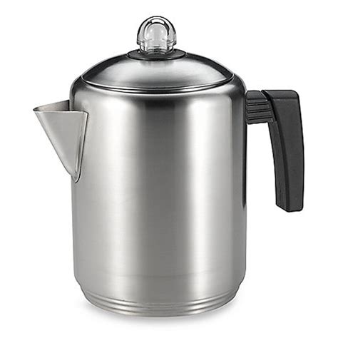 Copco Brushed Stainless Steel Percolator