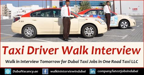 One Road Taxi LLC Careers For Dubai Taxi Driver Pakistani Indian