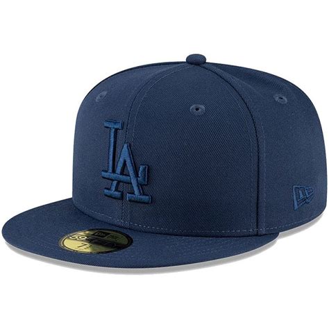Mens New Era Navy Los Angeles Dodgers Oceanside Tonal 59fifty Fitted