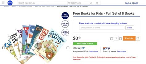 Youll Soon Be Able To Order Your Full Set Of Free Big W Kids Books