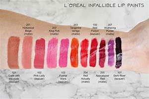 L 39 Oreal 39 S New Infallible Lip Paints Matte Lacquers Devoted To Pink