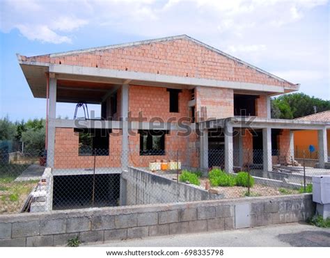 Concrete Frame Residential House Construction Stock Photo Edit Now