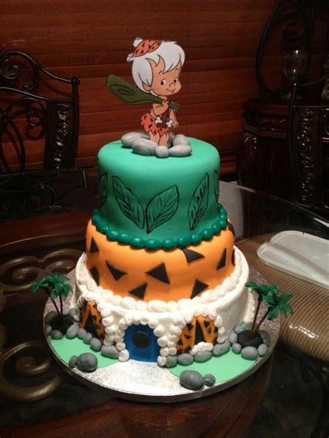 Flintstones Cake Twin Birthday Cakes 2nd Birthday Party For Boys