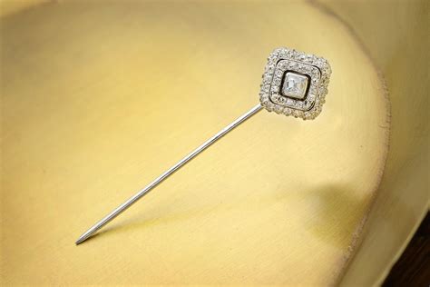 Cartier Art Deco Diamond Stick Pin Fd Gallery
