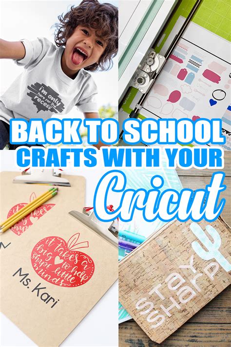 14 Back To School Crafts To Make With Your Cricut Color Me Crafty